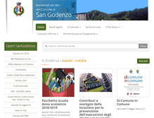 Tablet Screenshot of comune.san-godenzo.fi.it